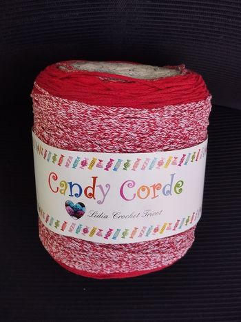 * 1 pelote fil de coton multicolore Candy Corde par Lidia Crochet #3