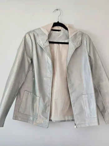 Veste coupe vente imperméable holographique à capuche Edji taille M / 38