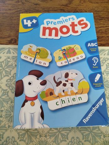 Jeu éducatif premier mots