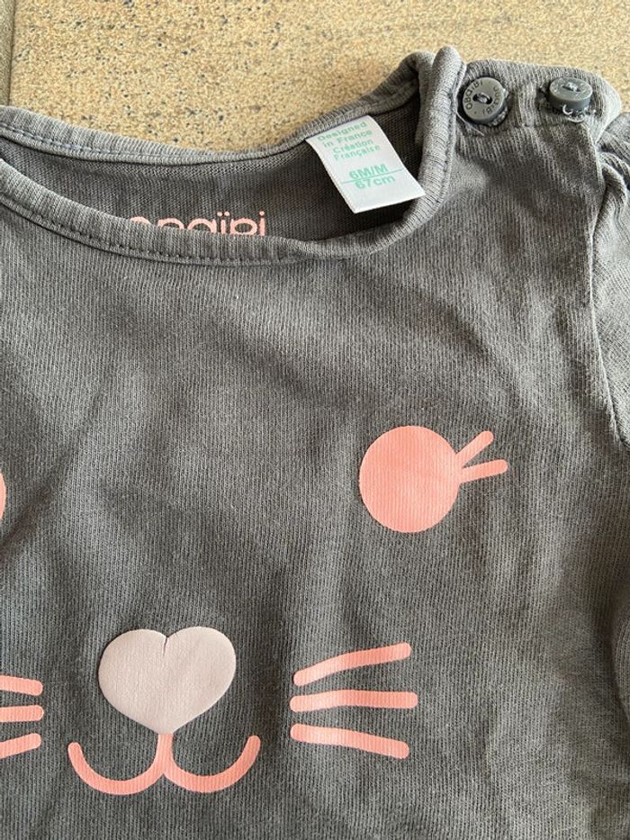 Lot t shirts 6 mois - photo numéro 3