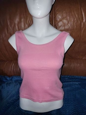 debardeur rose , dos nu t 38