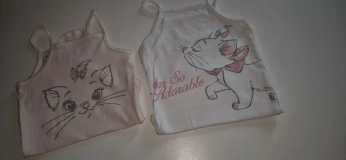 Lot de deux body été fille