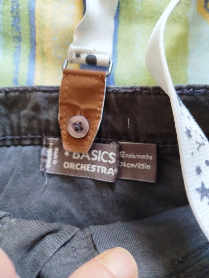 Pantalon garçon avec bretelles - photo numéro 2