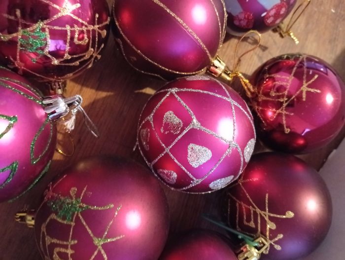 Lot de 43 boules de Noël différentes tailles - photo numéro 8