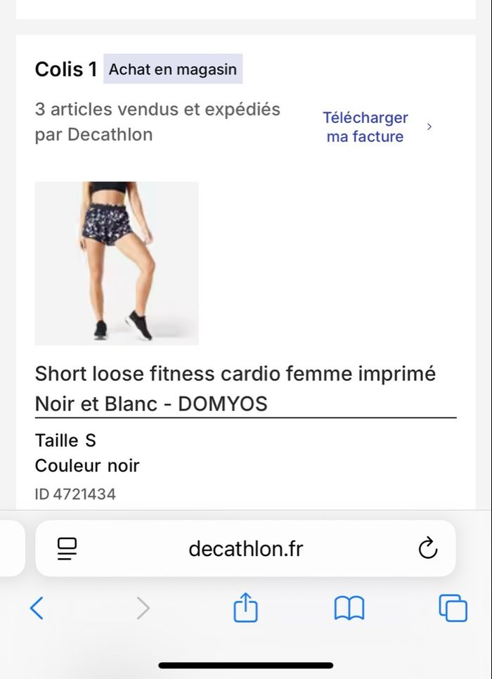 Short Domyos - photo numéro 3