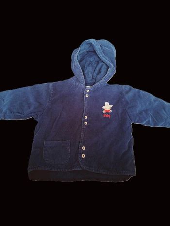 Veste extérieur velours In Extenso 12 mois