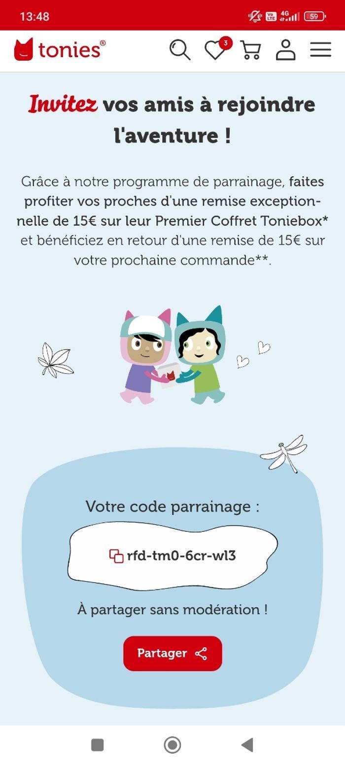 Toniebox parrainage