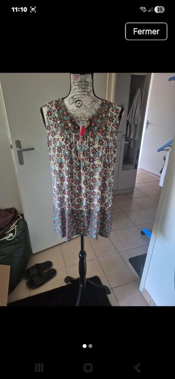 Tunique sans manches taille 40