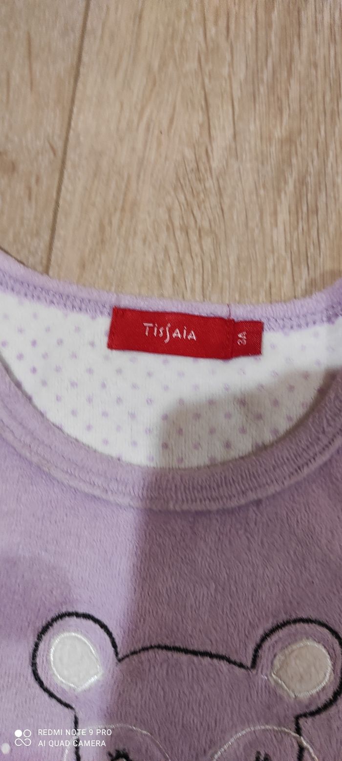 Lot 2 hauts de pyjamas fille Tissaia 3 ans - photo numéro 5