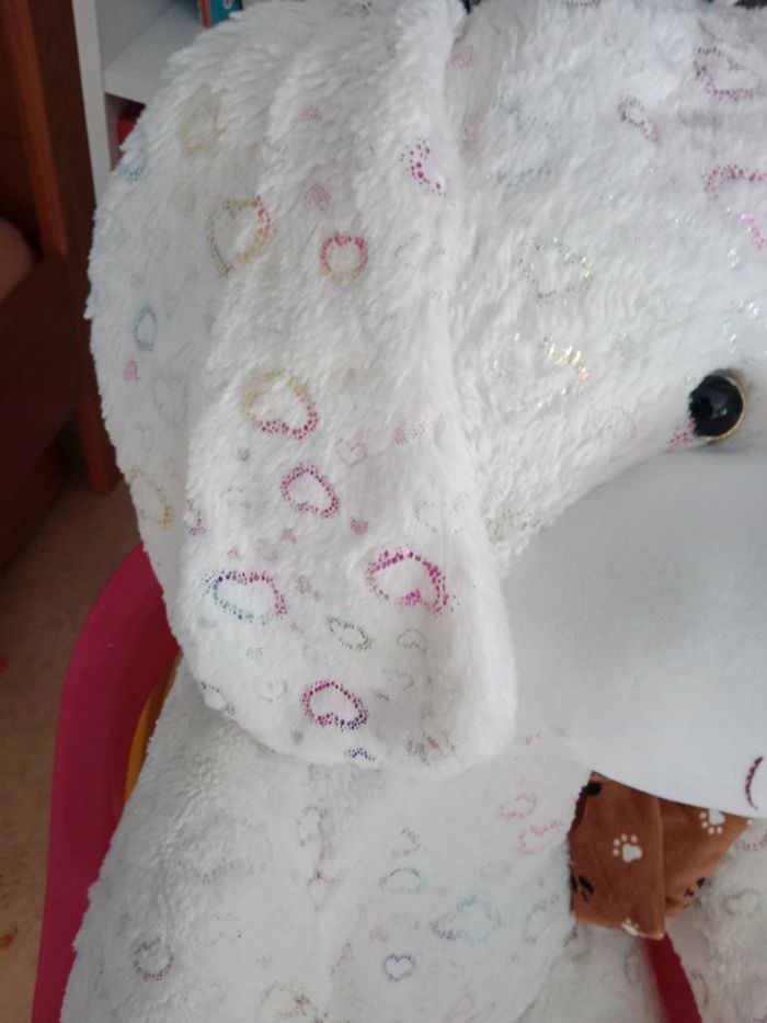 Grosse peluche fille comme neuf - photo numéro 2