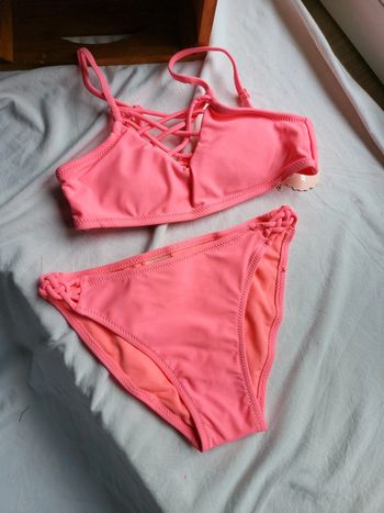 Maillot de bain flashy girly fluo 8 10 ans