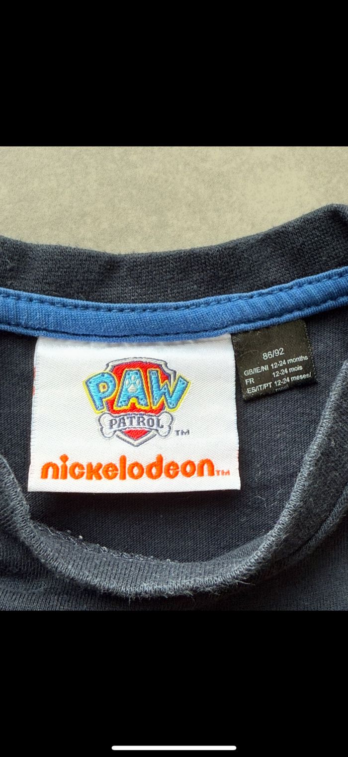 Tee shirt manches courtes Chase Pat Patrouille 24 mois - photo numéro 7