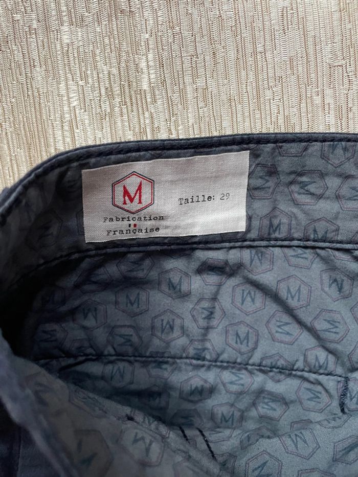 Pantalon chino bleu marine taille 36 Maison Oscar - photo numéro 5