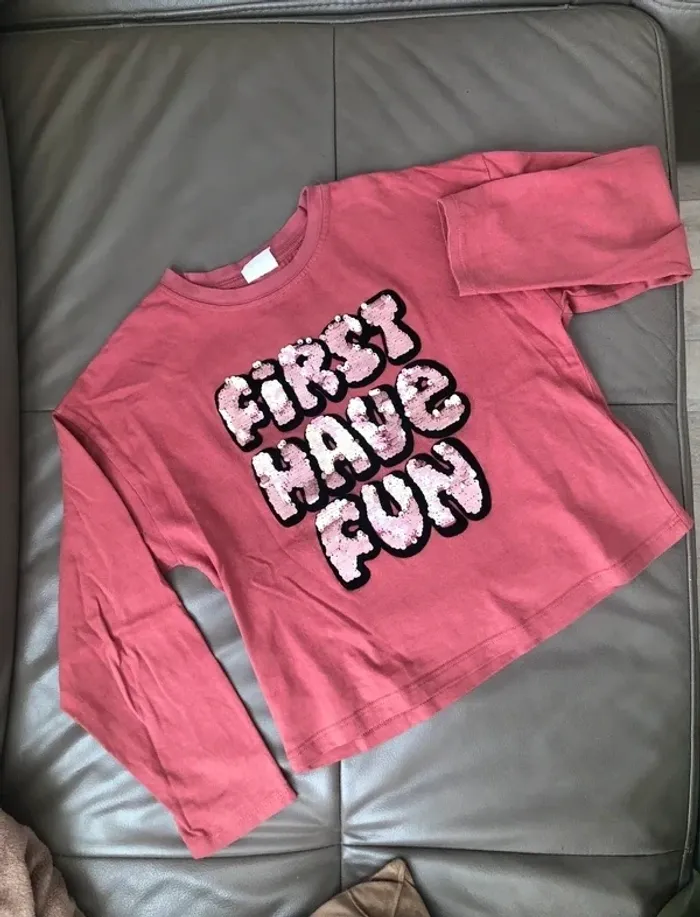 Tee-shirt fille Zara - photo numéro 2