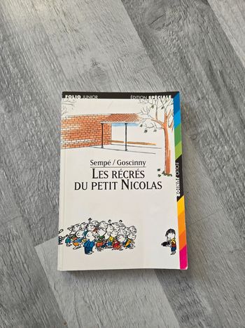 Livre les récrés du petit Nicolas