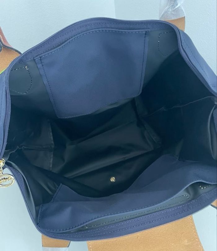 🌸 sac fourre-tout marine longchamp neuf taille L 🌸 - photo numéro 5