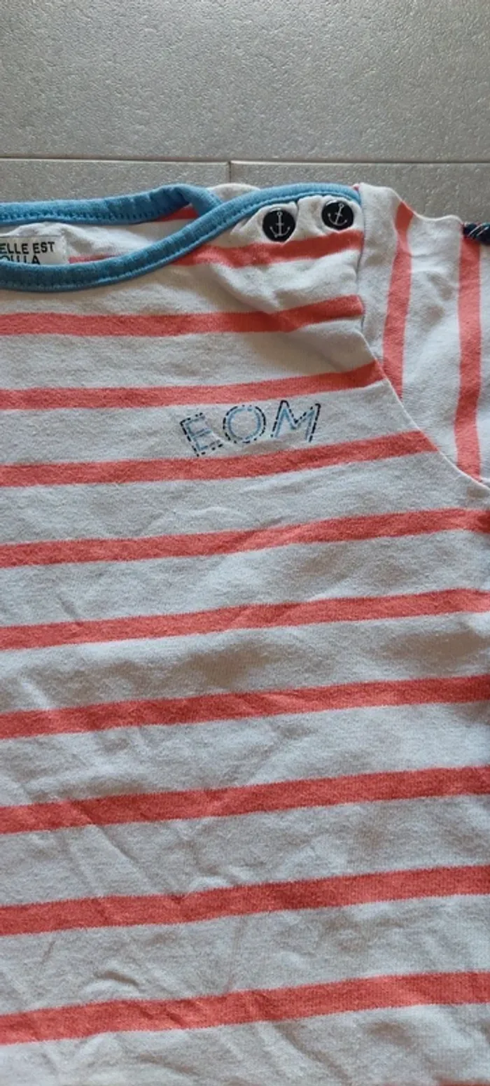 T shirt manches longues EOM 9mois - photo numéro 3