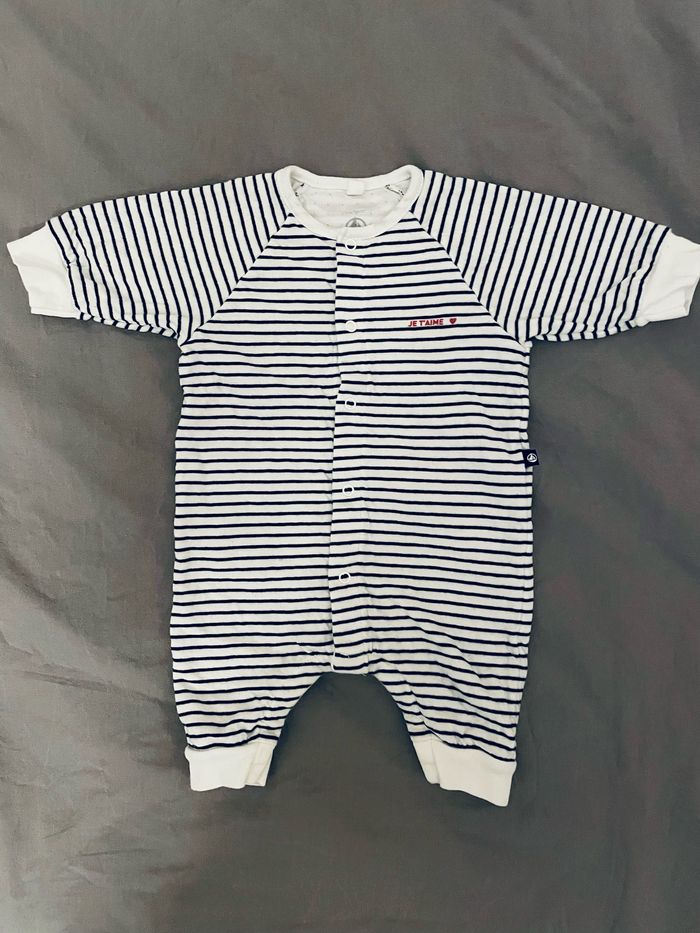 Combinaison rayée Petit Bateau - photo numéro 1