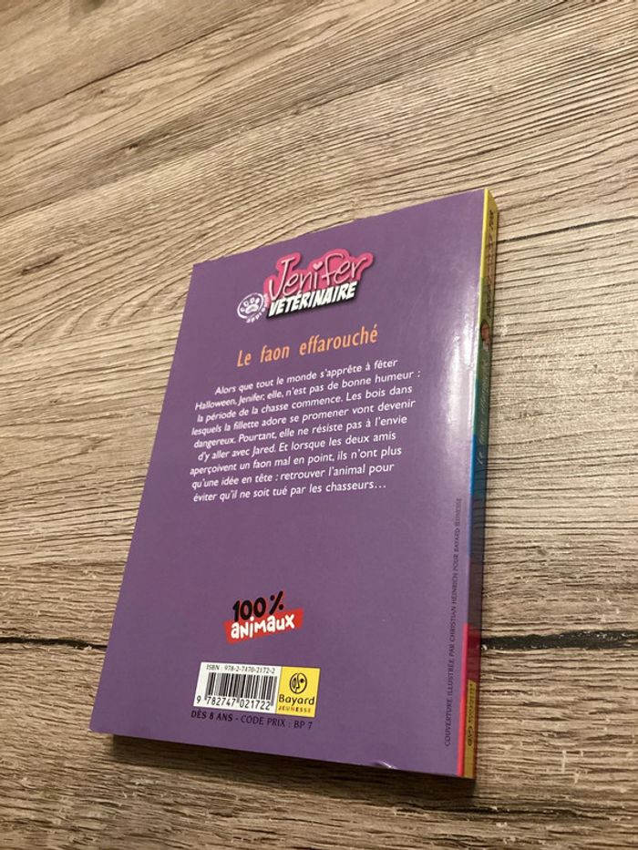 livre jenifer vétérinaire le faon effarouché - photo numéro 2