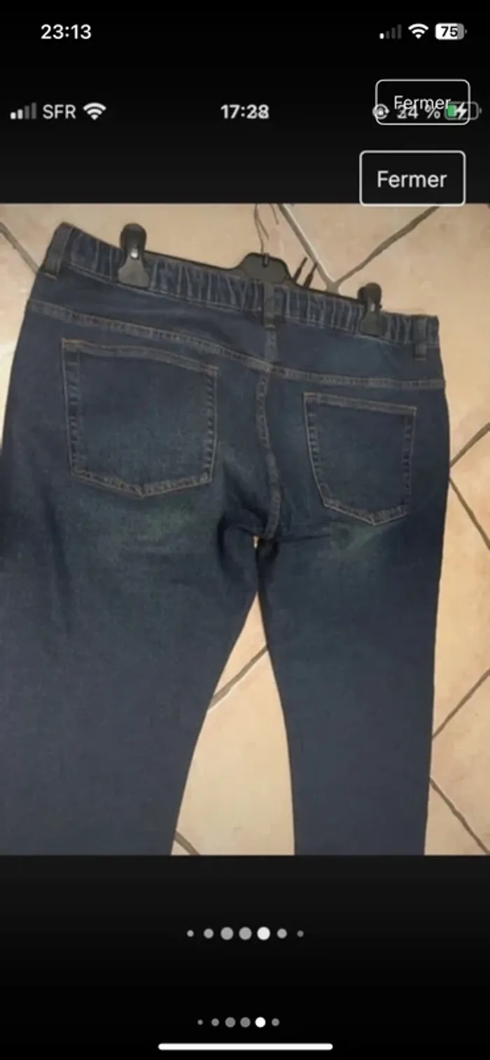 Magnifique jeans homme en 48 de marque Complice excellent état proche du neuf - photo numéro 5
