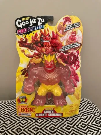 Heroes Of Goo Jit Zu - Goo Shifters Blazagon Figurine modèle short jaune - 4 ans et +