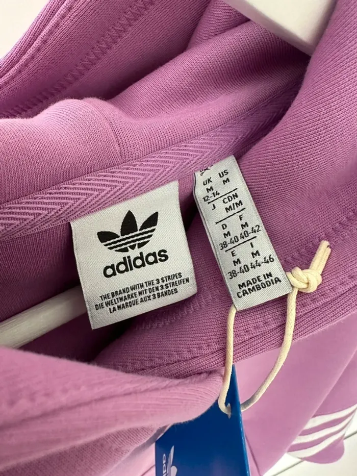 Adidas sweatshirt à capuche taille M pour femme neuf - photo numéro 6