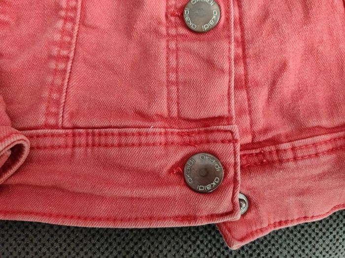 Veste en jean rose 10ans - photo numéro 3