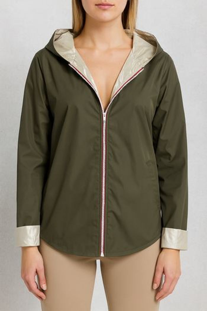 Veste imperméable argent réversible neuve