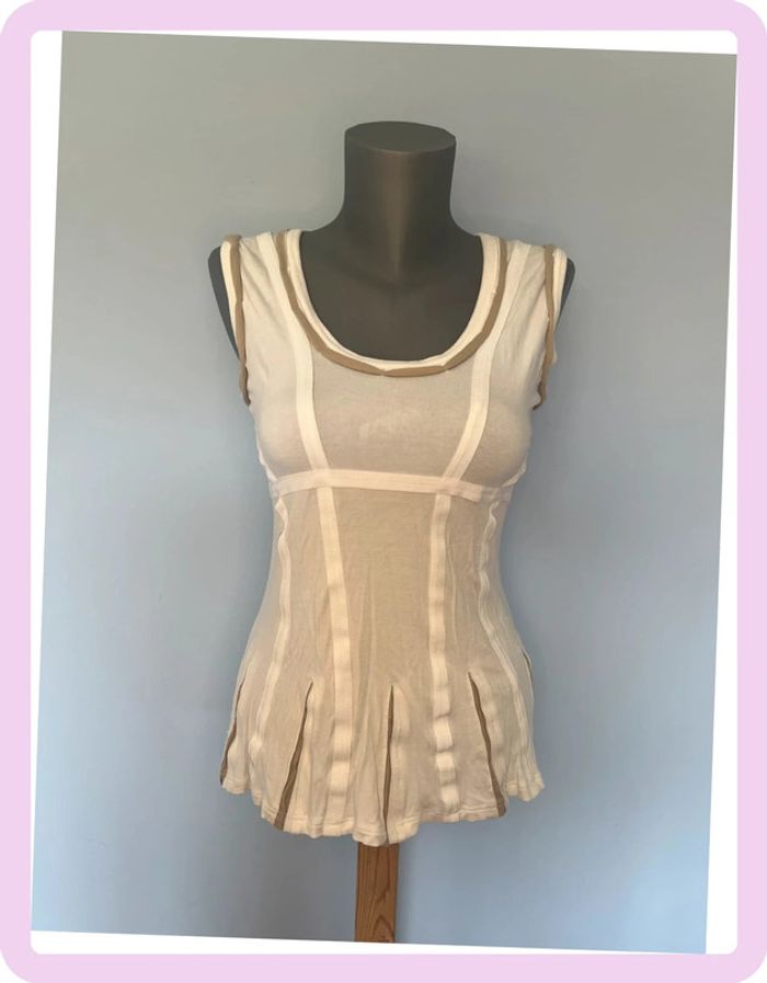 Ensemble OHDD – Gilet soie & débardeur assorti – Taille 44/46 - photo numéro 2