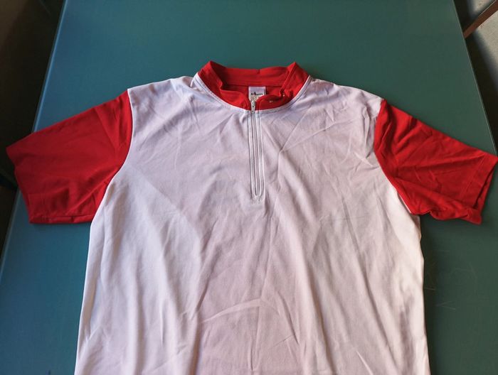 Maillot de cyclisme homme taille L marque B'twin en excellent état - photo numéro 3