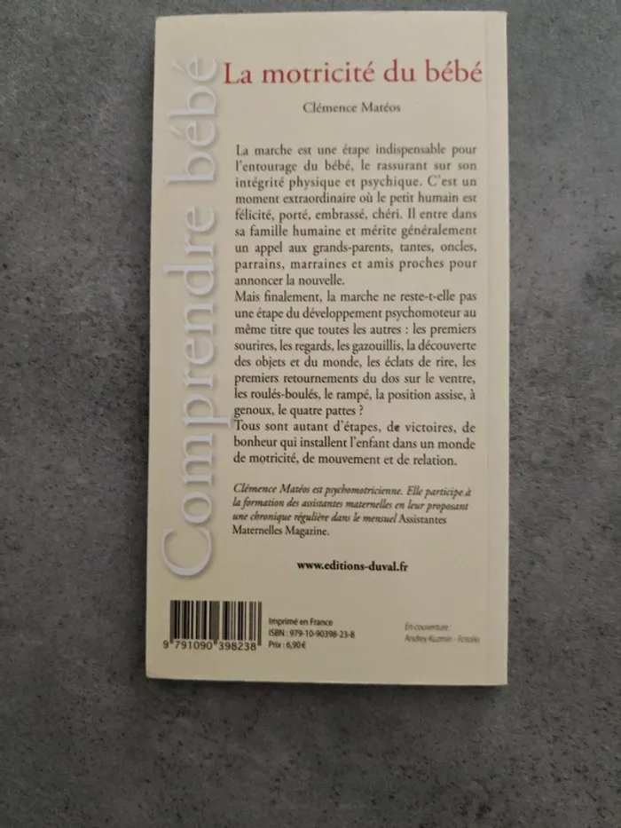 La motricité du bébé Clémence Matéos - photo numéro 2