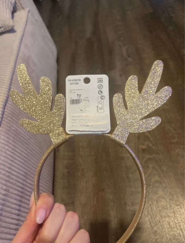 Serre tête cornes de rennes Noël - photo numéro 2