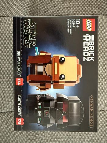 LEGO 40547 BrickHeadz Obi-Wan Kenobi & Dark Vador – Neuf, Scellé - Star Wars