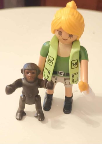 Soigneuse de singe Playmobil