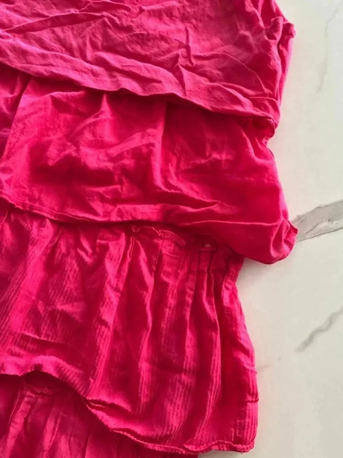 Robe rose à volants – ICODE – Taille 12 ans - photo numéro 2