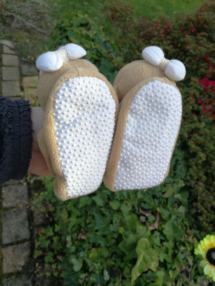 Chaussons ours pour bébé 0-6 mois - photo numéro 5