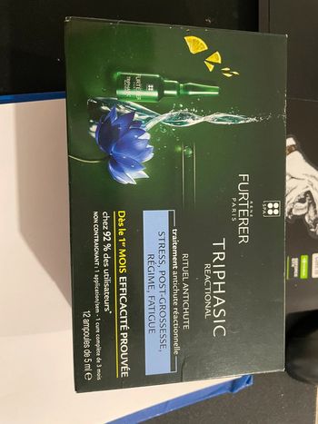 René Furterer Triphasic Reactional - Traitement Antichute Réactionnelle - 12 ampoules