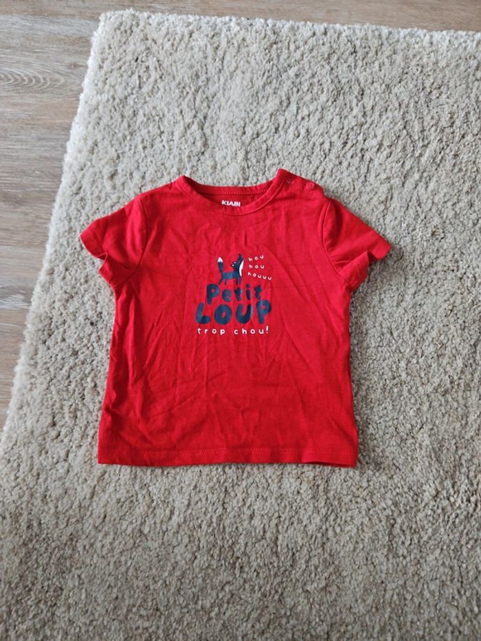 Tee shirt manches courtes kiabi