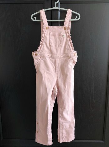 Salopette rose taille 2 à 4 ans vêtement évolutif In extenso 