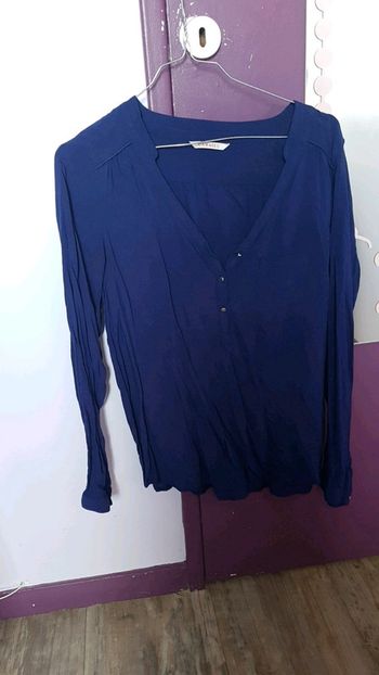 Blouse bleu camaïeu taille 40