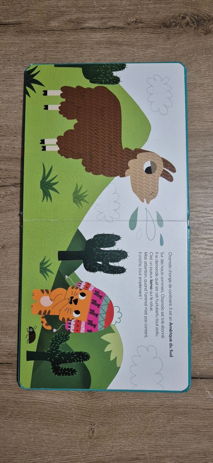 Livre à toucher Chamalo les animaux du monde - photo numéro 6