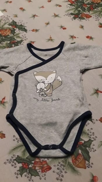 Lot de 3 bodies taille 6 mois