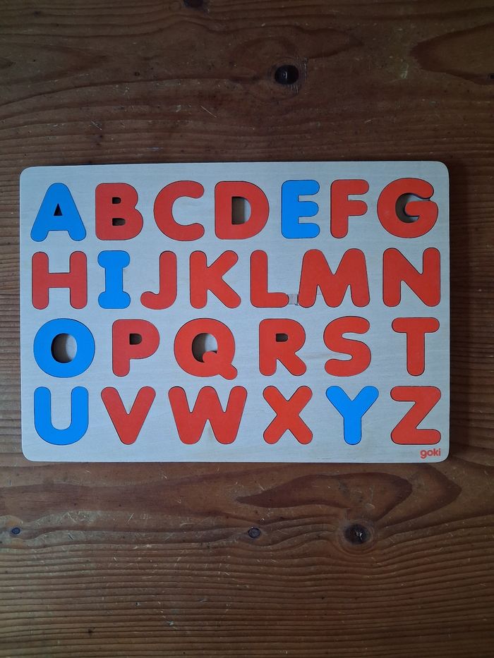 Jeu en bois Alphabet - Goki