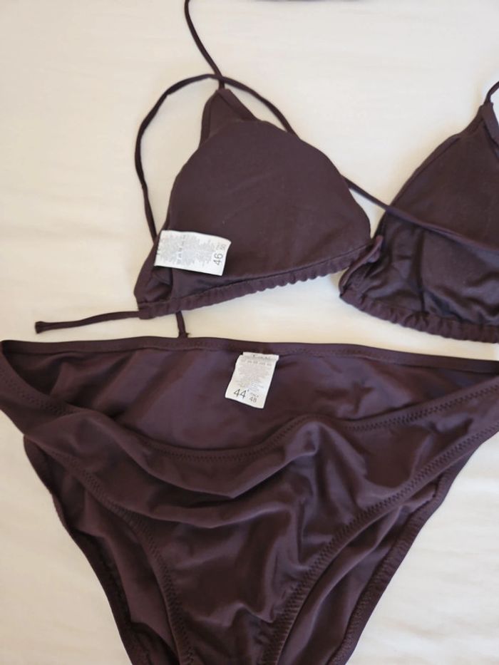 Maillot marron uni - photo numéro 2