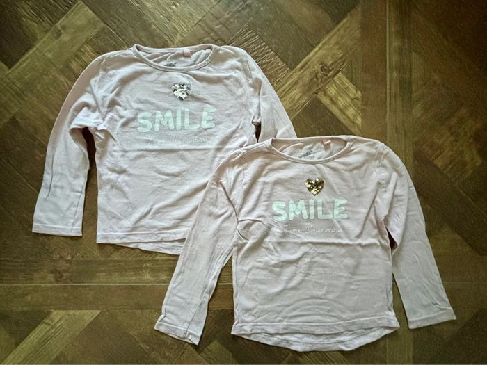 Tee-shirts jumelles 3 ans