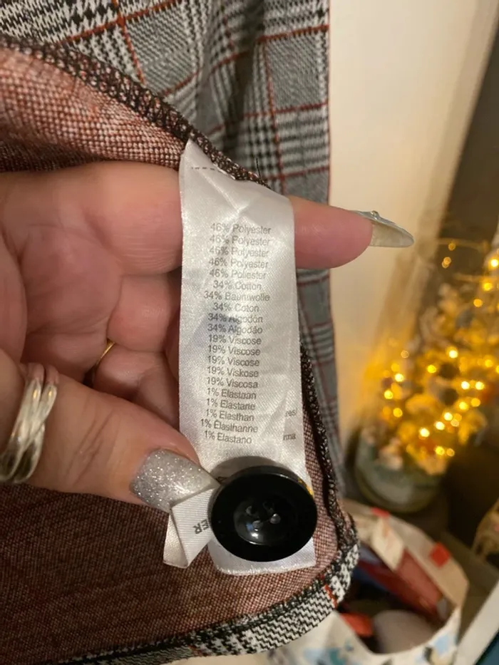 superbe costume veste pantalon détente gris XXL Miss E - photo numéro 6