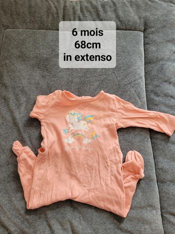 Pyjama coton 6 mois 68cm