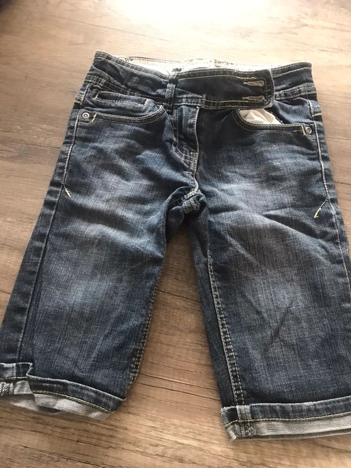 Short en jeans Caprice de fille 10 ans - photo numéro 3