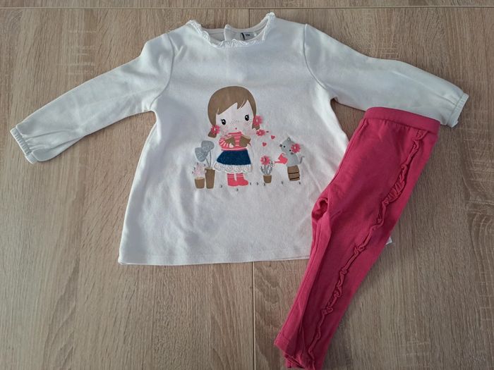Ensemble fille 12 mois