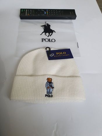 bonnet ralph lauren blanc neuf